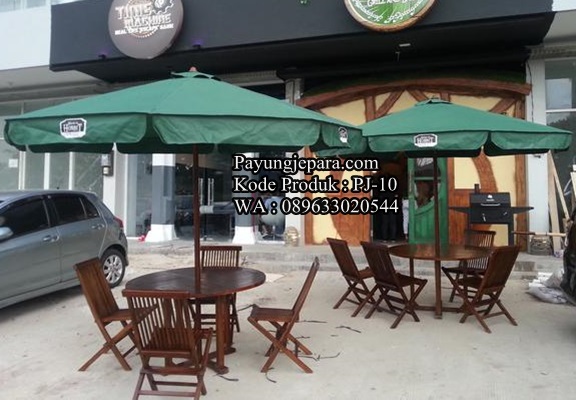 PJ-10 Jual Payung Café Murah Dengan Bahan Kayu Jati